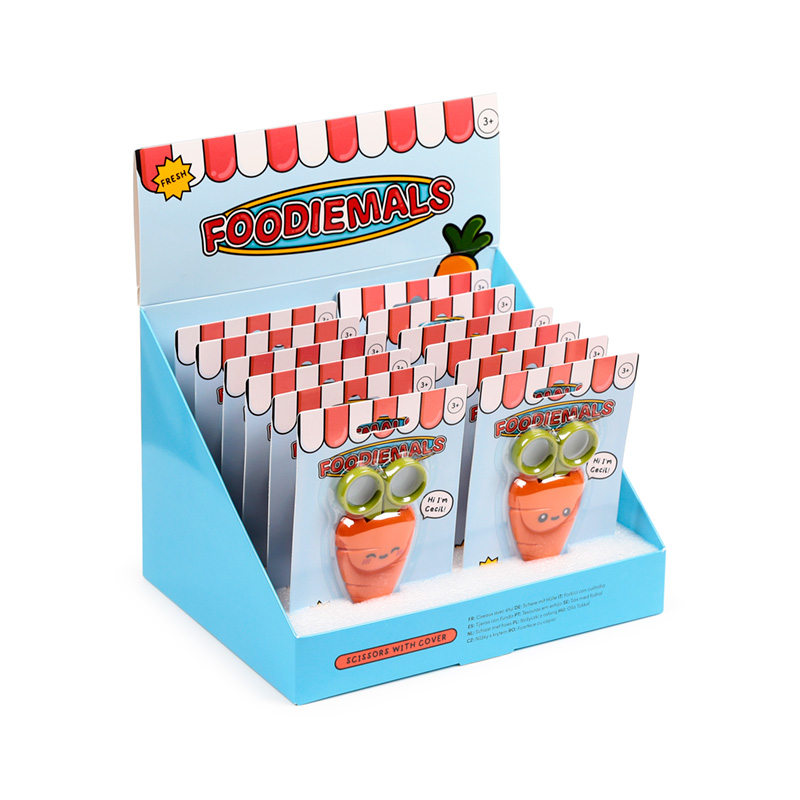 Kid Scissors in Holder Carrot OCT25