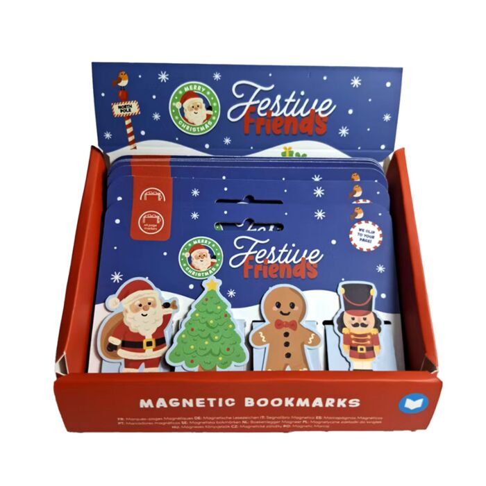 Festive Friends Christmas Magnetic Bookmark