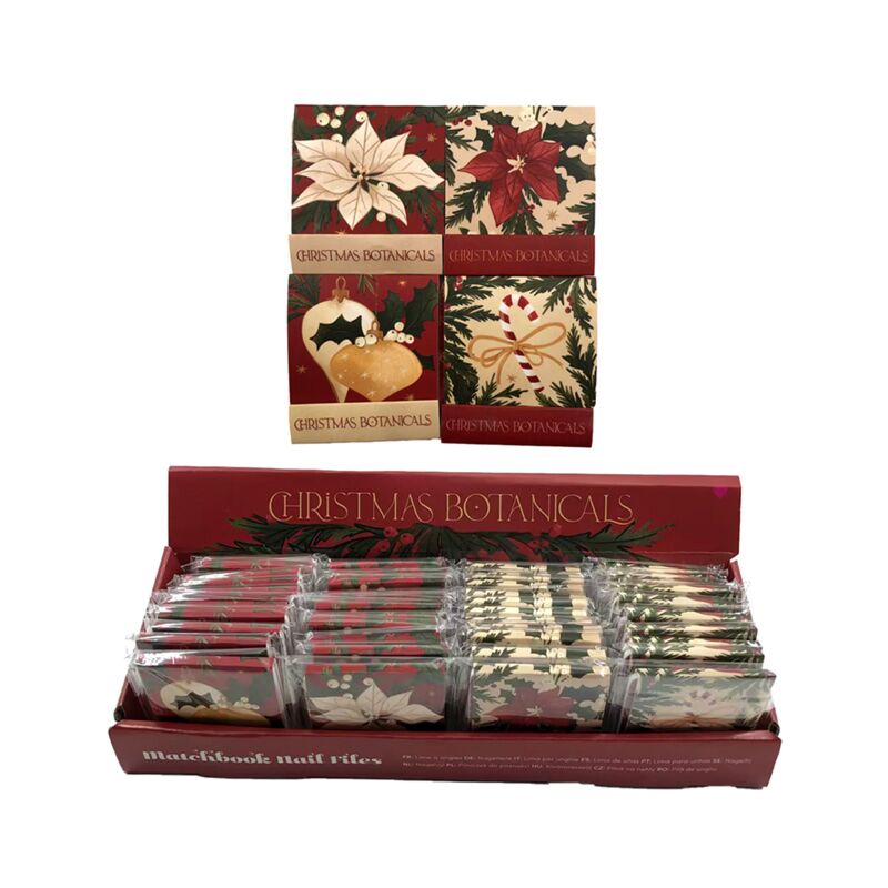 Christmas Botanical Matchbook Nail File