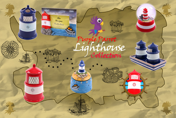 Purple Parrot Lighthouse Collection