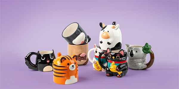 Ceramic Gifts from Purple Parrot - Fun Collectable Mugs