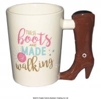  Shaped Handle Mug Boots are Made for Walking 