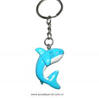  Cartoon Shark Key Chain Jumping 
