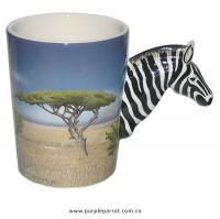 Zebra Shaped Handle Mug 