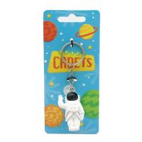  Astronaut (Standing) Keychain, Black Mask 