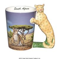  New Leopard Shaped handle mug 