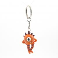  Keychains and Luggage Tags - Monstarz Keychain B, Orange 