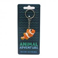  Sealife Keychain, Clown Fish 