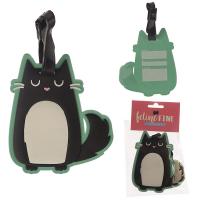  Feline Fine Luggage Tag 