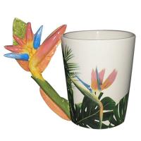  Bird Of Paradise Shaped Handle Mug 