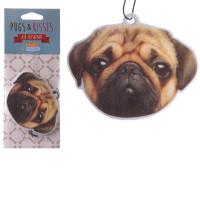  Peach Scented Pug Air Freshener 