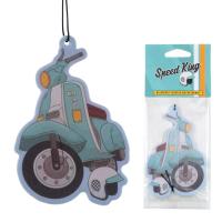  Retro Blue Scooter Blueberry Air Freshener 