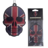  UK Flag Skull Vanilla Air Freshener 