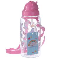  Childrens Water Bottle with Flip Straw Unicorn 450ml 