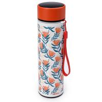 Thermometer Stainless Steel Hot & Cold Insulated Bottle Flowers 