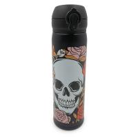  Push Top Stainless Steel Hot & Cold Thermal Insulated Bottle Sku 