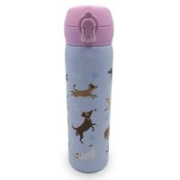  Push Top Stainless Steel Hot & Cold Thermal Insulated Bottle Dog 