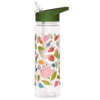  Plastic Water Bottle with Flip Straw Autumn 550ml 