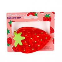  Shaped 8Cm Hair Claw - Strawberry 