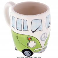  Ceramic Camper Van Mug Green 