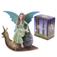  Natasha Faulkner Green Fairy Riding Snail 