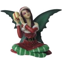  Christmas Fairy Figurine with Gift 