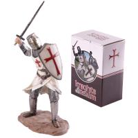  Large Crusader Knight Atacking with Sword 