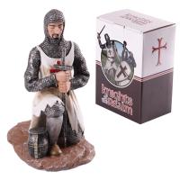  Large Crusader Knight Kneeling with Sword 