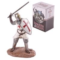  Crusader Knight Attacking with Sword 