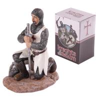  Crusader Knight Kneeling with Sword 
