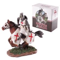 Mounted Crusader Knight Carrying Sword 