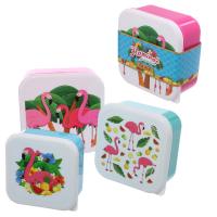 Flamingo Lunch Box Set/3 