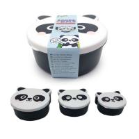  Adoramals Panda Shaped Lunch Box Set/3 