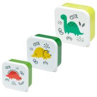  Lunch Boxes - Set / 3 Dinosauria Junior 