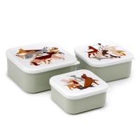  Lunch Boxes - Set / 3 Barks Dog 