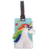  Rainbow Unicorn Luggage Tag 