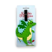  Knights And Dragons Pvc Luggage Tag 