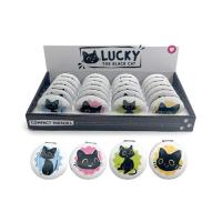  Lucky The Black Cat Compact Mirror 