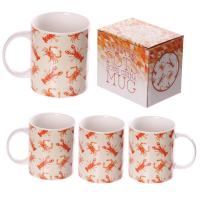  Crab and Lobster New Bone China Mug 