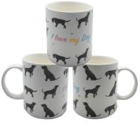  I Love My Dog Bone China Mug 