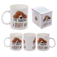  I'm Having a Ruff Day! New Bone China Dog Mug 