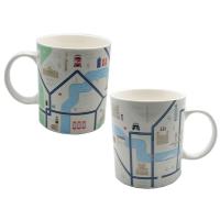  London Map Design New Bone China Mug 