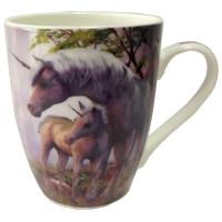  Mauve Unicorn New Bone China Mug 