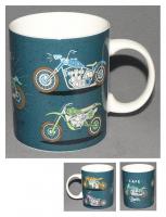  Jack Evans Motorbike bone china mug 