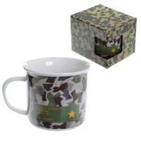 Camouflage new style bone china mug 