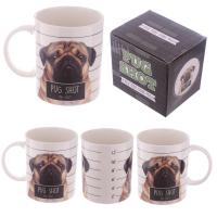  Pug Shot bone china mug 