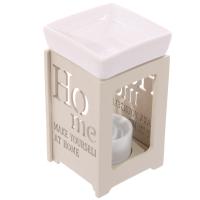  Ceramic and Wood Make Yourself at Home Oil Burner 
