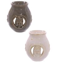  Decorative Ceramic Buddha Relief Oil Burner 