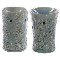  Decorative Ceramic Leaf and Flower Design Oil Burner 