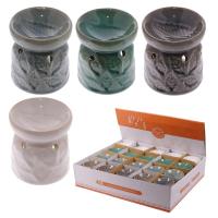  Mini Ceramic Oil Burner - Leaf Design 